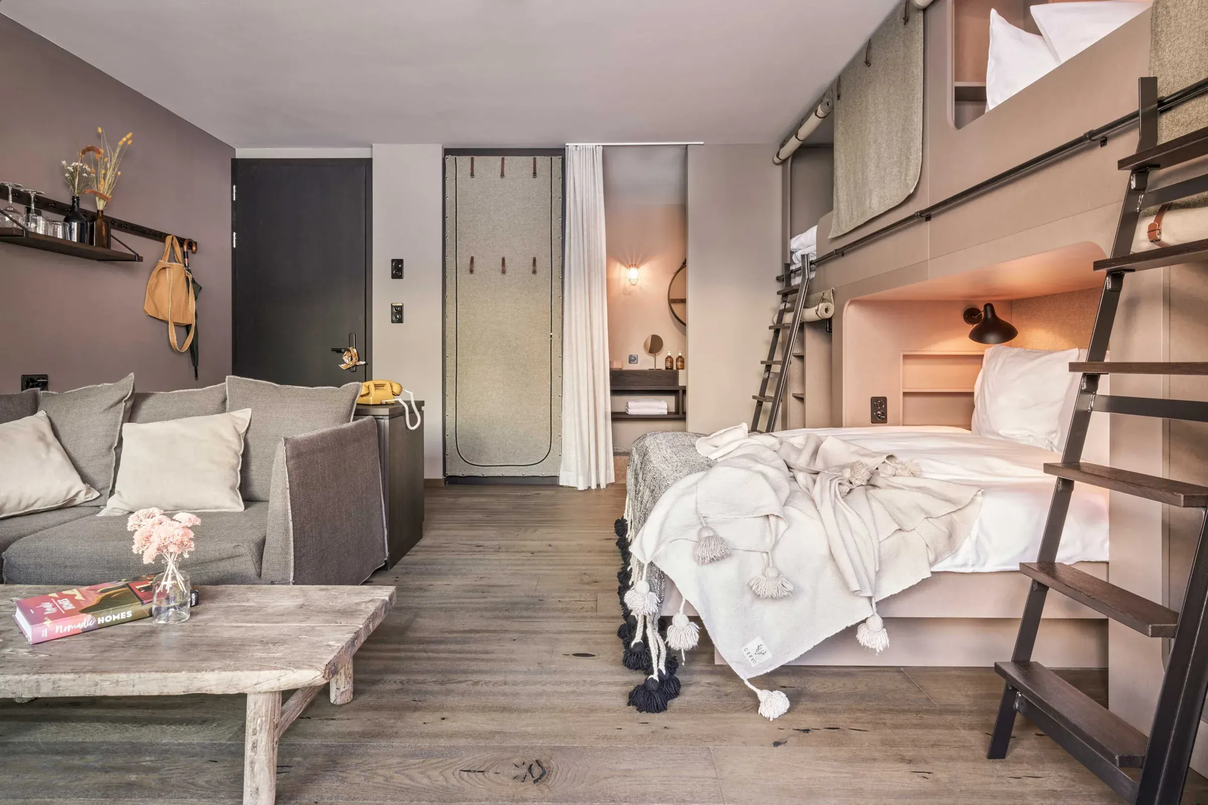 A Nomad room at CERVO Mountain Resort