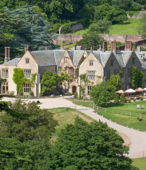 THE PIG-at Combe country house and gardens in the Devon hills