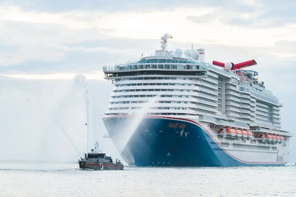 Carnival Mardi Gras arriving at Port Canaveral in June 2021