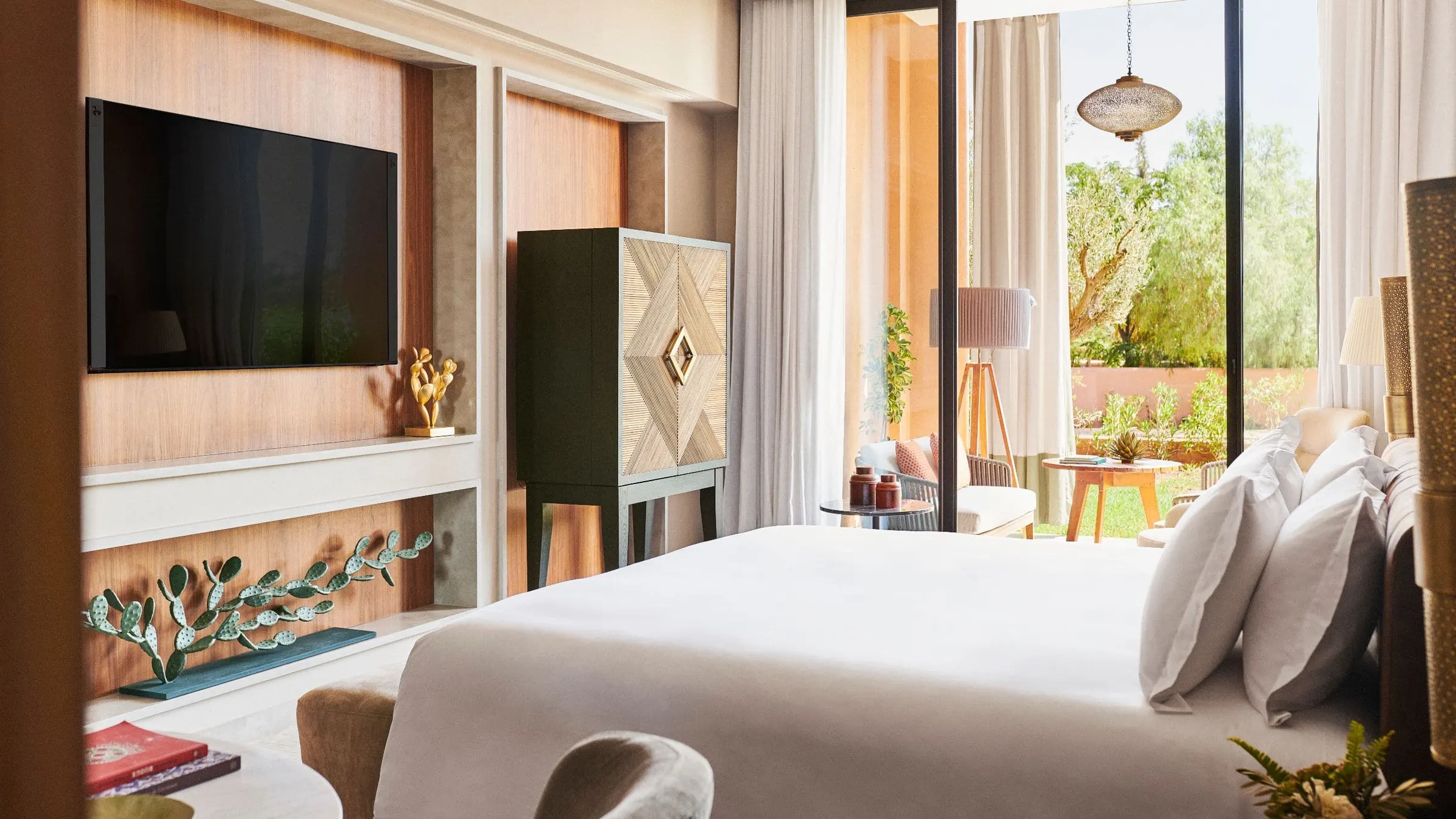 King guestroom at Park Hyatt Marrakech